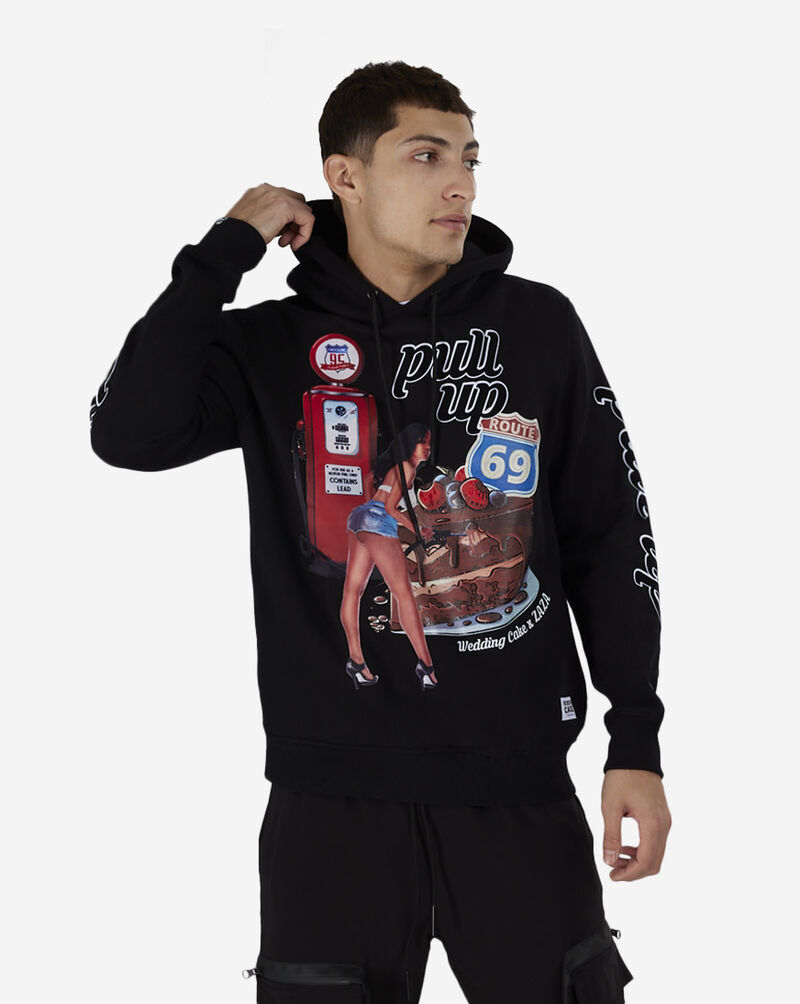 Wedding Cake Pull Up Hoodie WC5970625-BLK Black 1