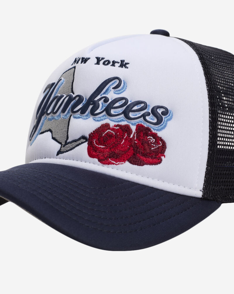 New Era 9Forty A-Frame New York Yankees State Flower Snapback Hat 60668884 White 2