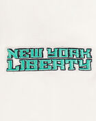 PRO STANDARD New York Liberty Cropped Pullover Hoodie WNLC70026-EBK cream 4
