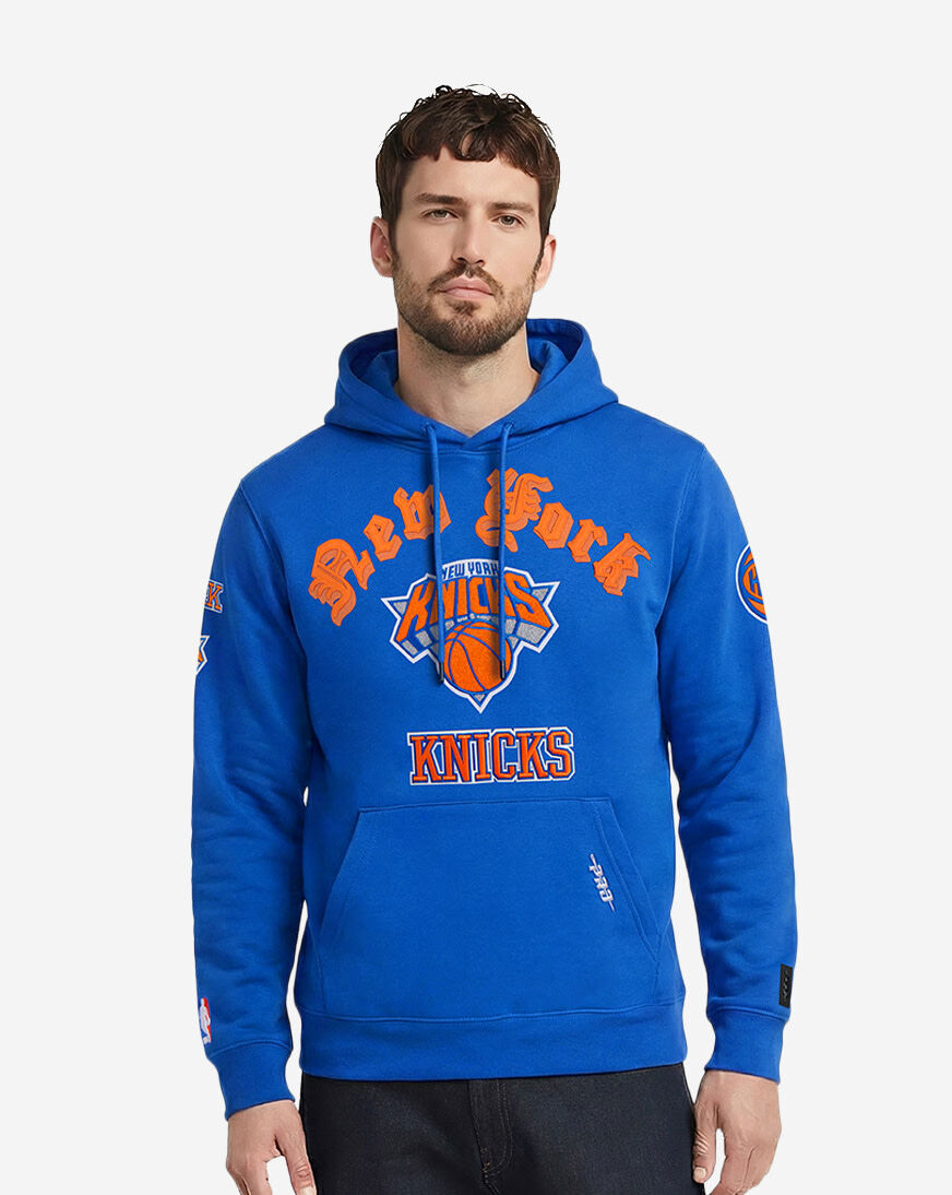 Shop PRO STANDARD New York Knicks Old English Pullover Hoodie
