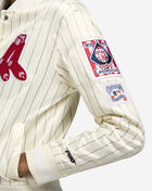PRO STANDARD Detroit Tigers Pinstripe Retro Satin Jacket LBRU314469-ELY cream 4
