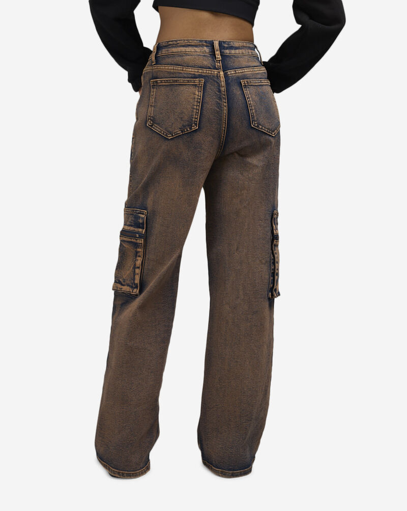 American Bazi Sunburst Washed Denim  RJH-9911 Orange 2