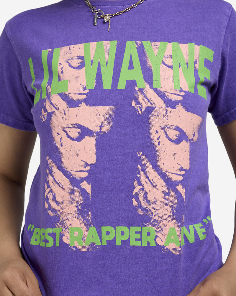Graphic Tees Lil Wayne Best Rapper Tee 33651202 Purple 3