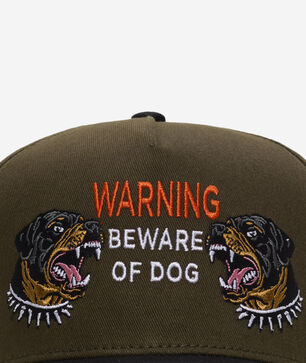 Beware Of Rott 2 Tone Twill Trucker