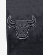 Chicago Bulls Triple Black Velour Full-Zip Pullover Hoodie