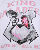 King Saladeen Colligate Tee KS016 White 4