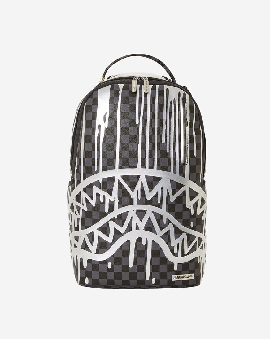 Shop Sprayground Platinum Drips Deluxe Backpack B5321 multi
