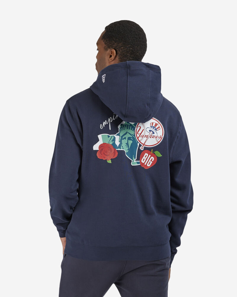New Era New York Yankees City Cluster Hoodie 13027598 Blue 3