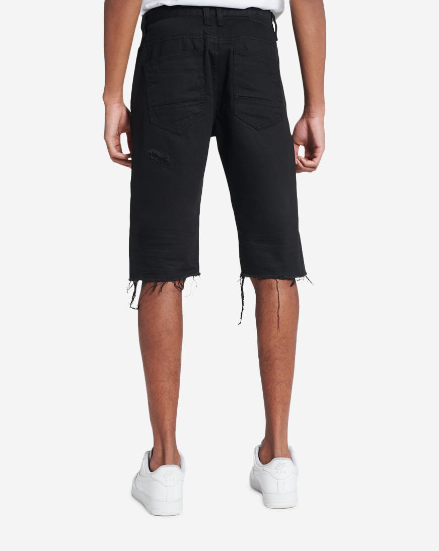 Shop Smoke Rise 5 Pocket Distressed Denim Shorts JS21120J-JB