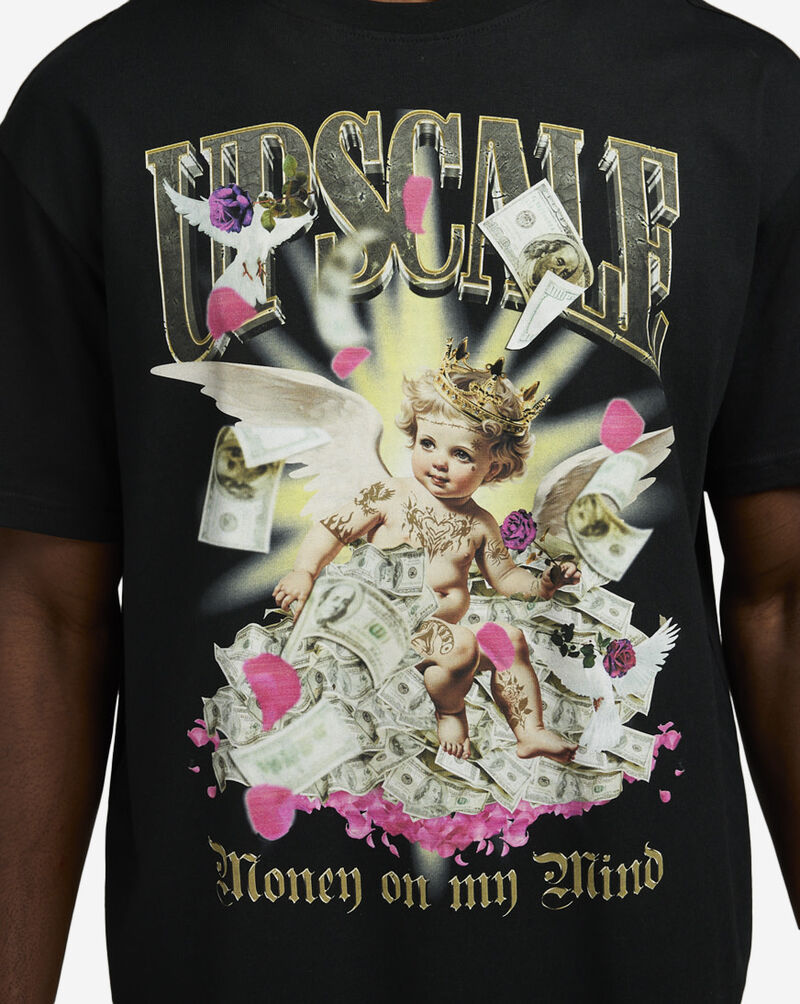 Upscale Throne of Stacks Tee MTUS218-00007 Black 3