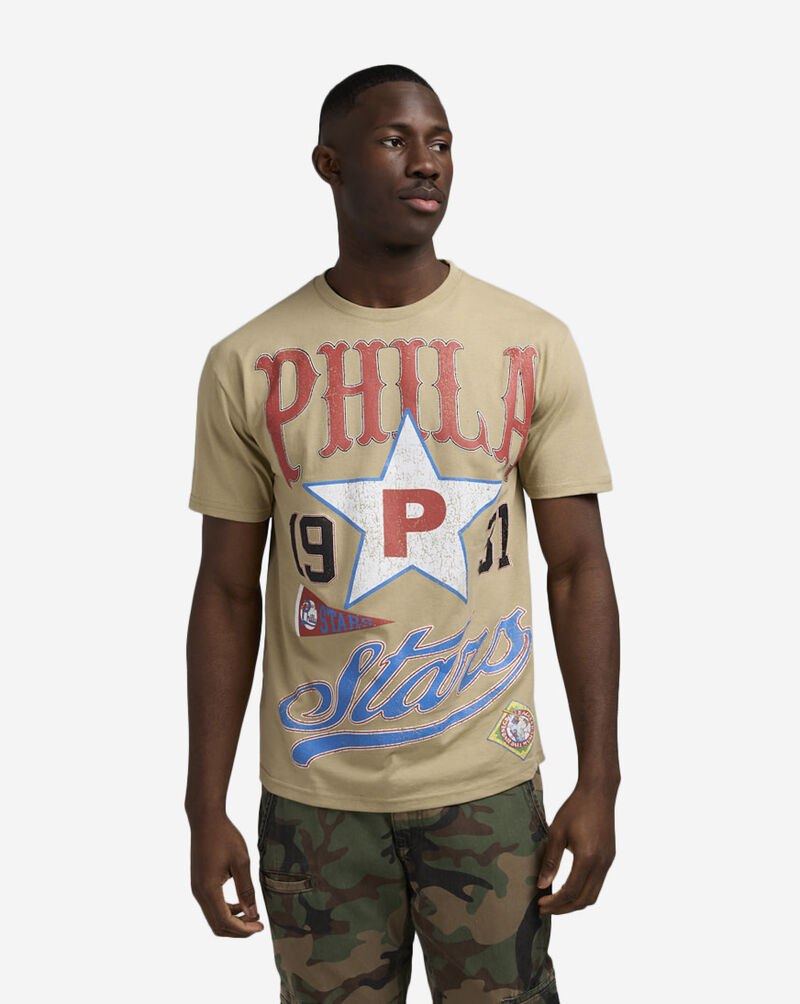 Reason NLB Philadelphia Stars Tee RE5-049-KHK Beige 1