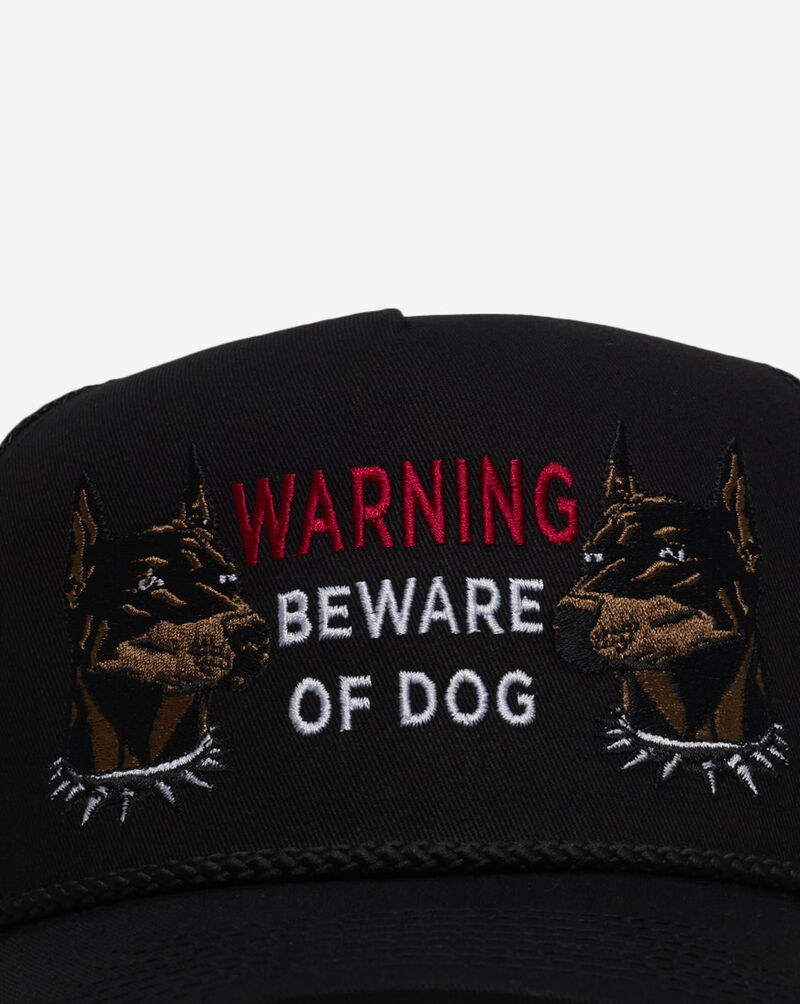 Field Grade Beware Of Dog Twill Mesh Back Trucker Hat 1005031 Black 2