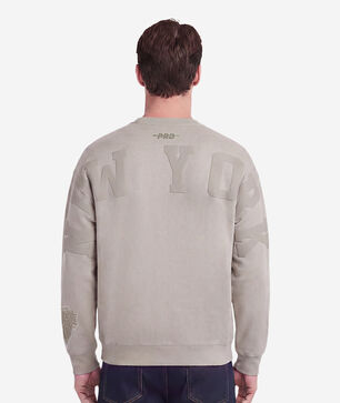 New York Knicks Wingspan Drop Shoulder Fleece Crewneck