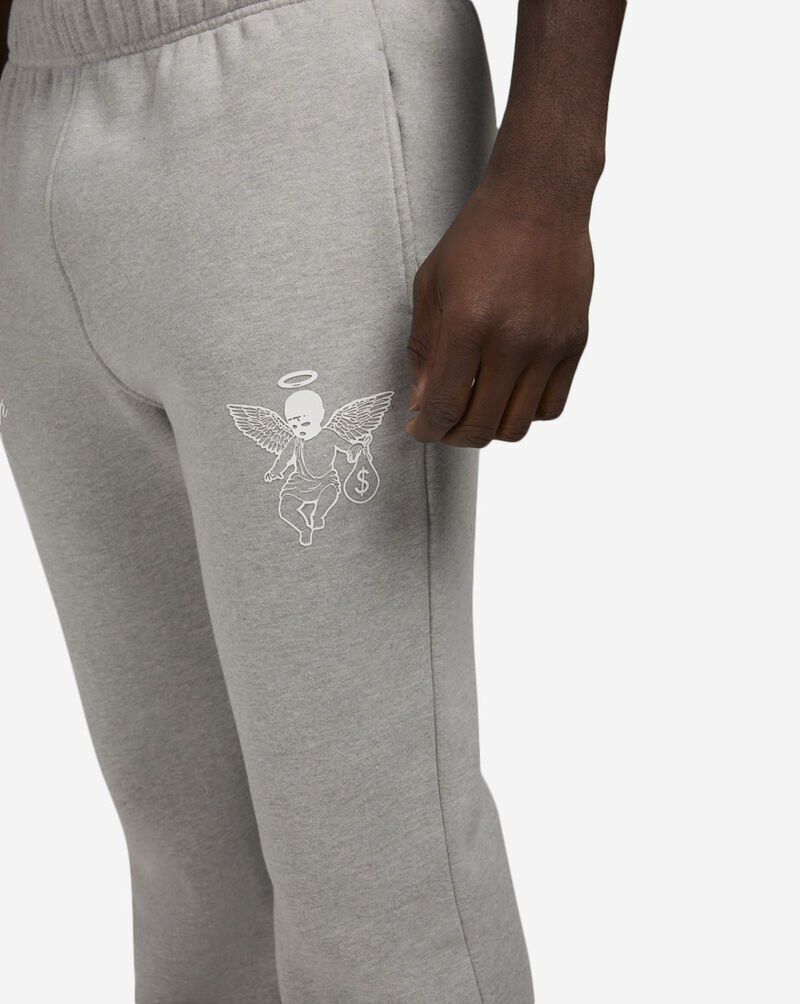 Hasta Muerte Paradise Dove Stacked Fleece Pant HMPARADISEDOVEBTTM-GRY Grey 3