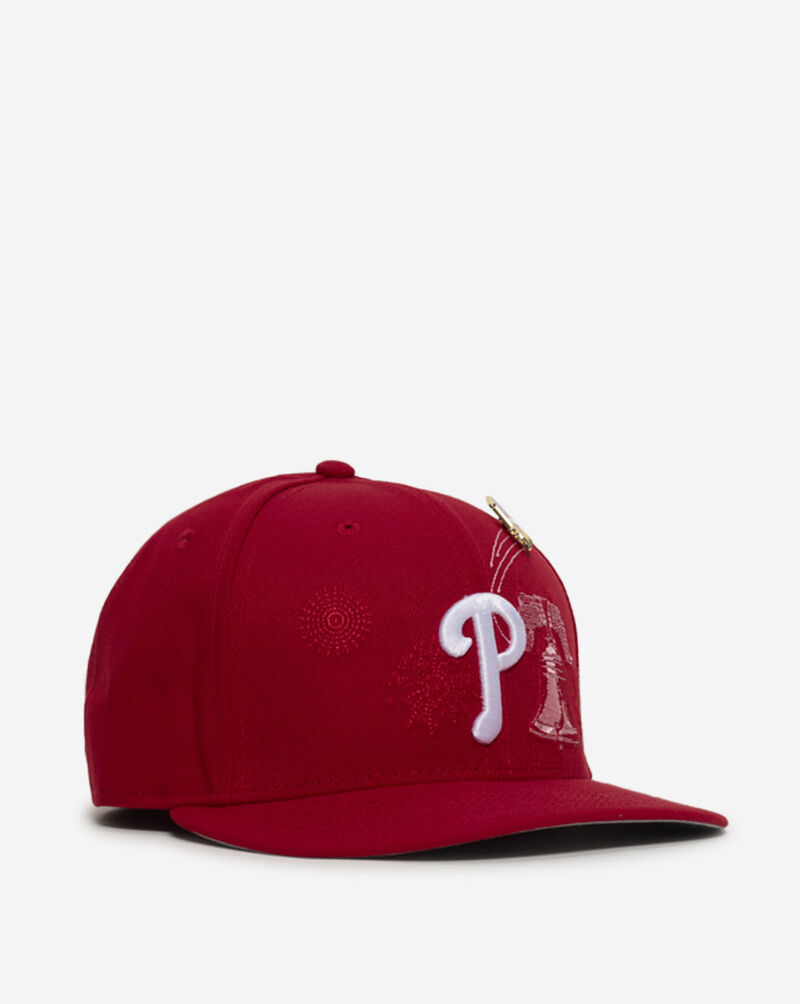 New Era 59Fifty Philadelphia Phillies City Graphic Fitted Hat 60914426 Red 1