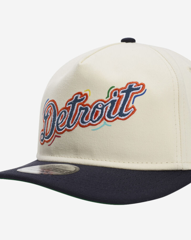 New Era 9Fifty Detroit Tigers Scribble Golfer Snapback Hat 60641275 White 2
