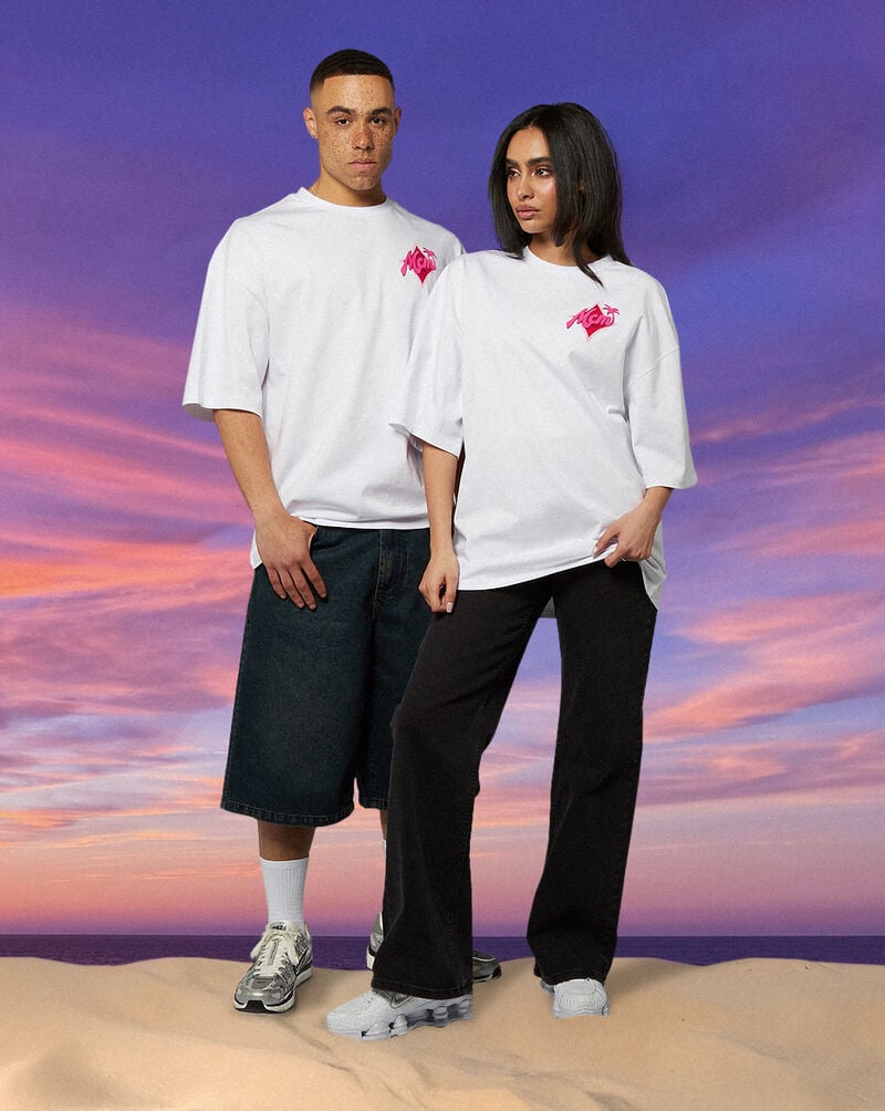 MCM MCM x SNIPES Palm T-Shirt  SFM252-002-2-WHT White 7