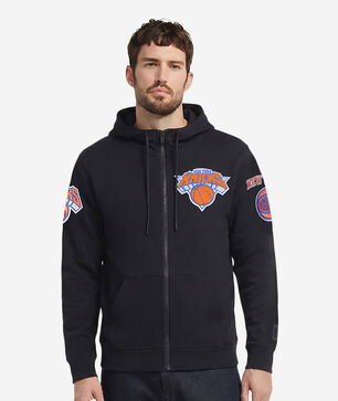 New York Knicks Classic Chenille Full Zip Pullover Hoodie