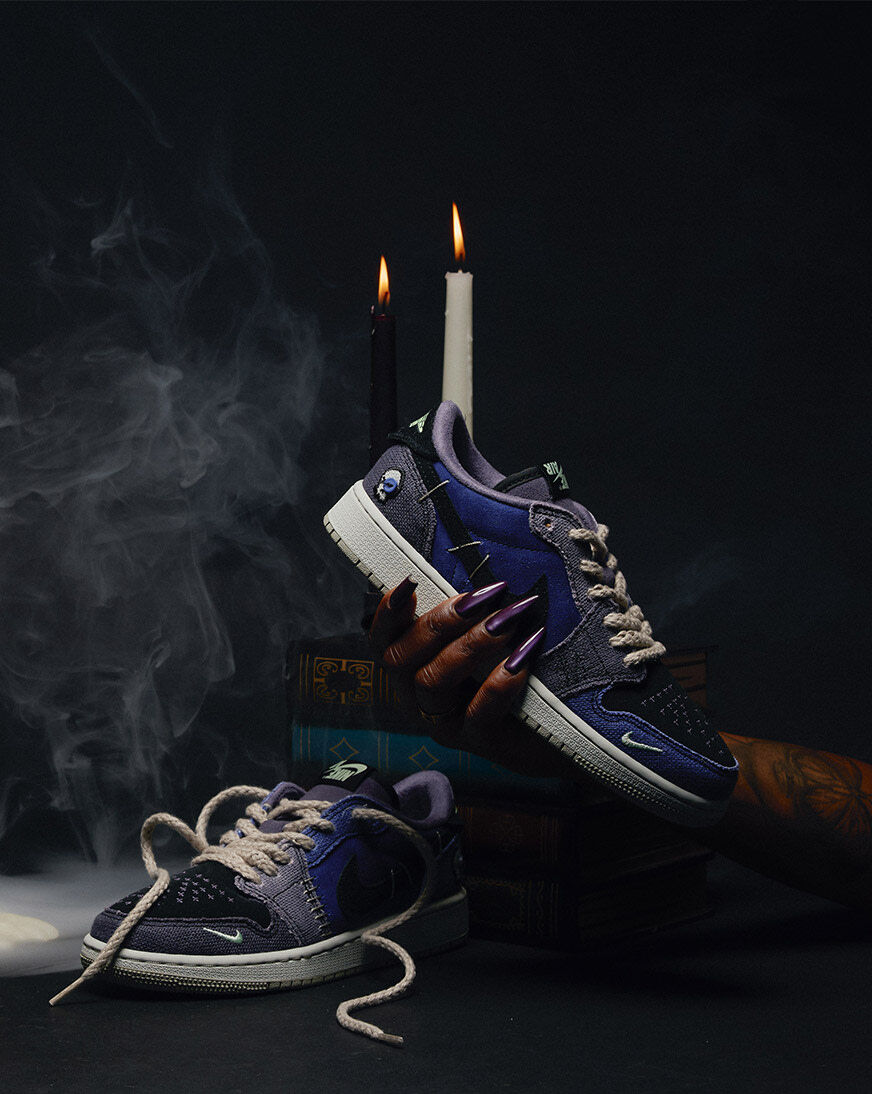 Shop Jordan Big Kids' Air Jordan 1 Retro Low OG IH2725-500 purple