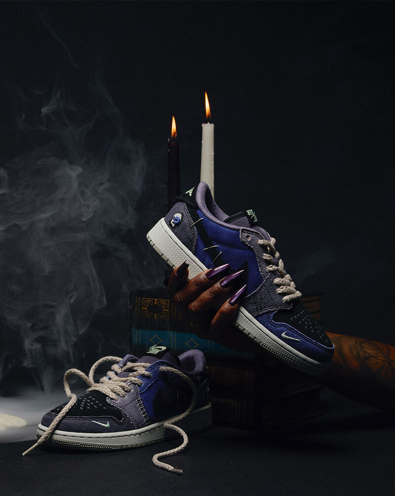 Jordan Big Kids' Air Jordan 1 Retro Low OG IH2725-500 Purple 10