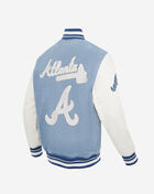 Atlanta Braves Varsity Blues Denim Varsity Jacket