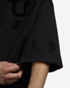 Bag Mafia Chicago Rhinestone Crop Sweatshirt WC5971110-BLK Black 3