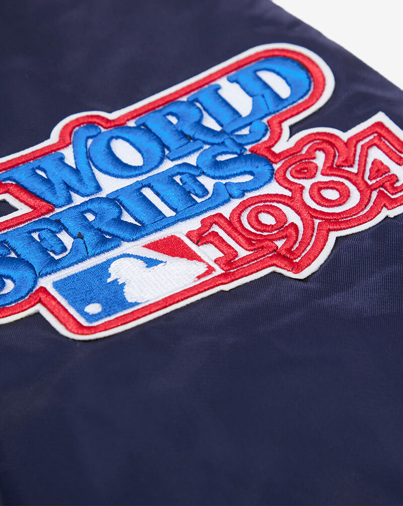 Pro Standard Detroit Tigers Big Logo Satin Jacket LDT632063 Blue 3