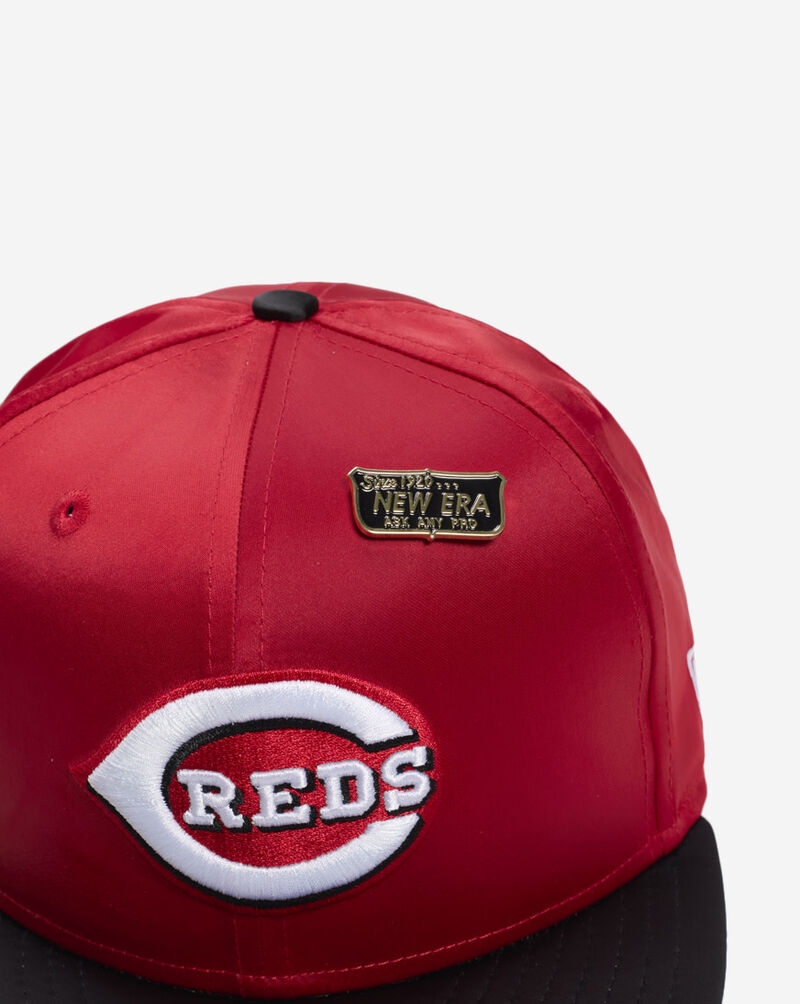 New Era 59Fifty Cincinnati Reds Satin Fitted Hat 60623214 Red 2