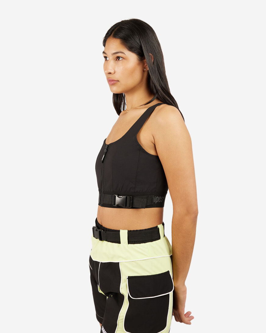 Shop SNIPES Nylon Zip Top SNQ223001W-BLK black | SNIPES USA