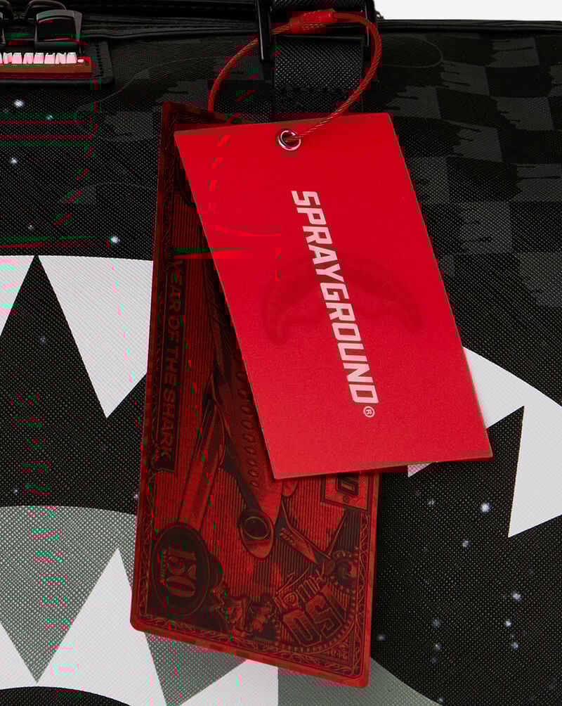 Sprayground Deep Space Drip Duffle Bag D8262 Black 6