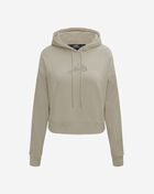 Atlanta Braves Neutral Cropped Pullover Hoodie
