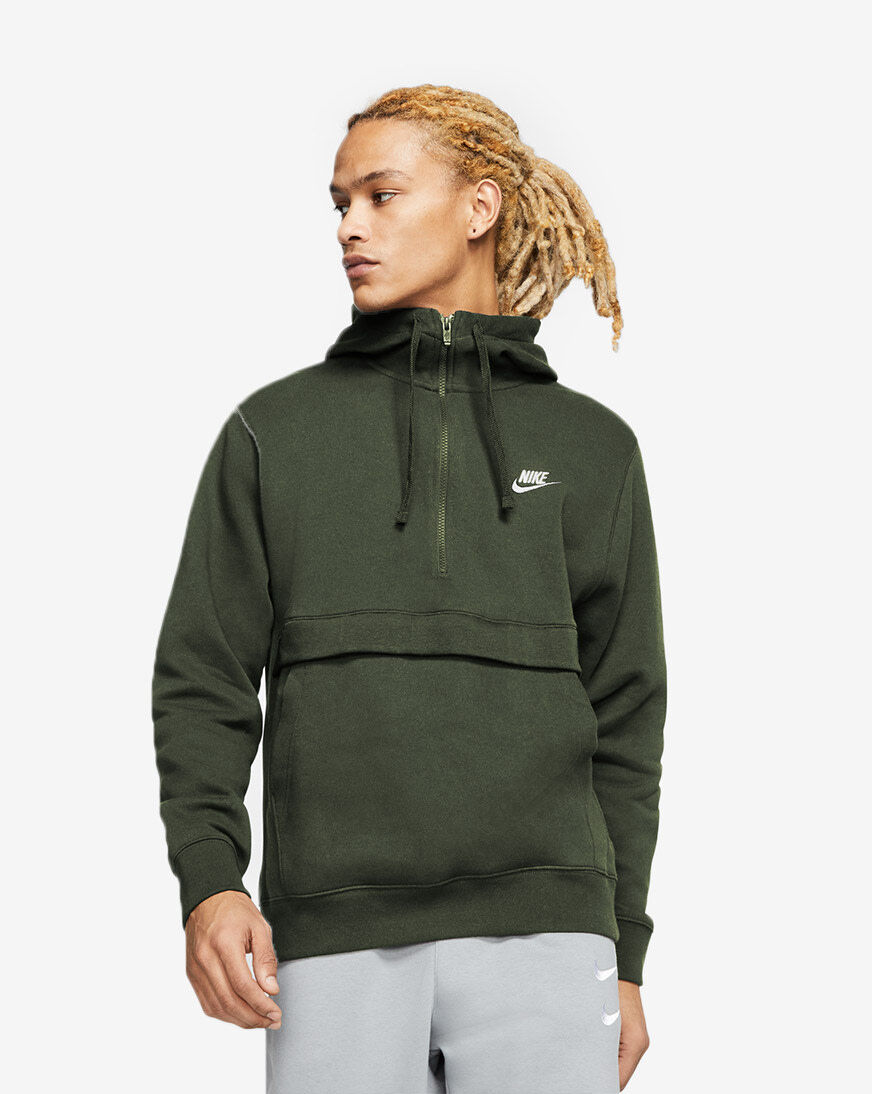 half zip hoodie nike
