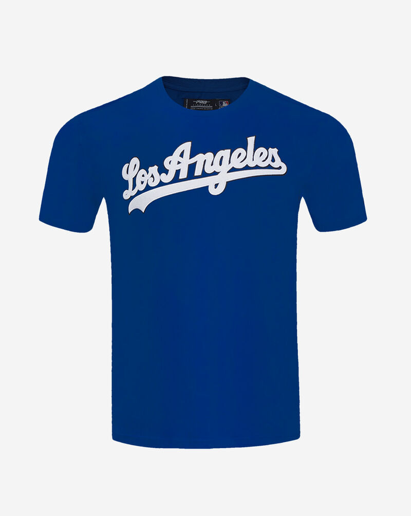 PRO STANDARD Los Angeles Dodgers Short Sleeve Classic Chenille Tee  LLD131604-DBL Blue 1