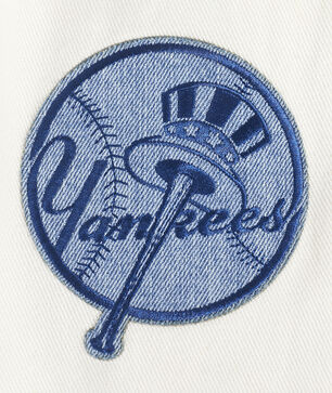 New York Yankees Varsity Blues Denim Varsity Jacket 