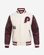 Philadelphia Phillies Retro Old English Rib Wool Varsity Jacket