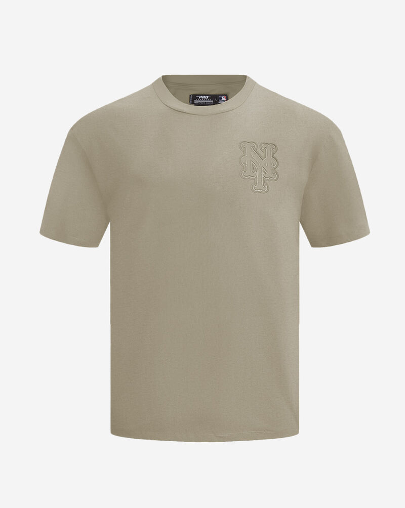 PRO STANDARD New York Mets Neutral Drop Shoulder Tee LNM1311662-TAU Beige 1