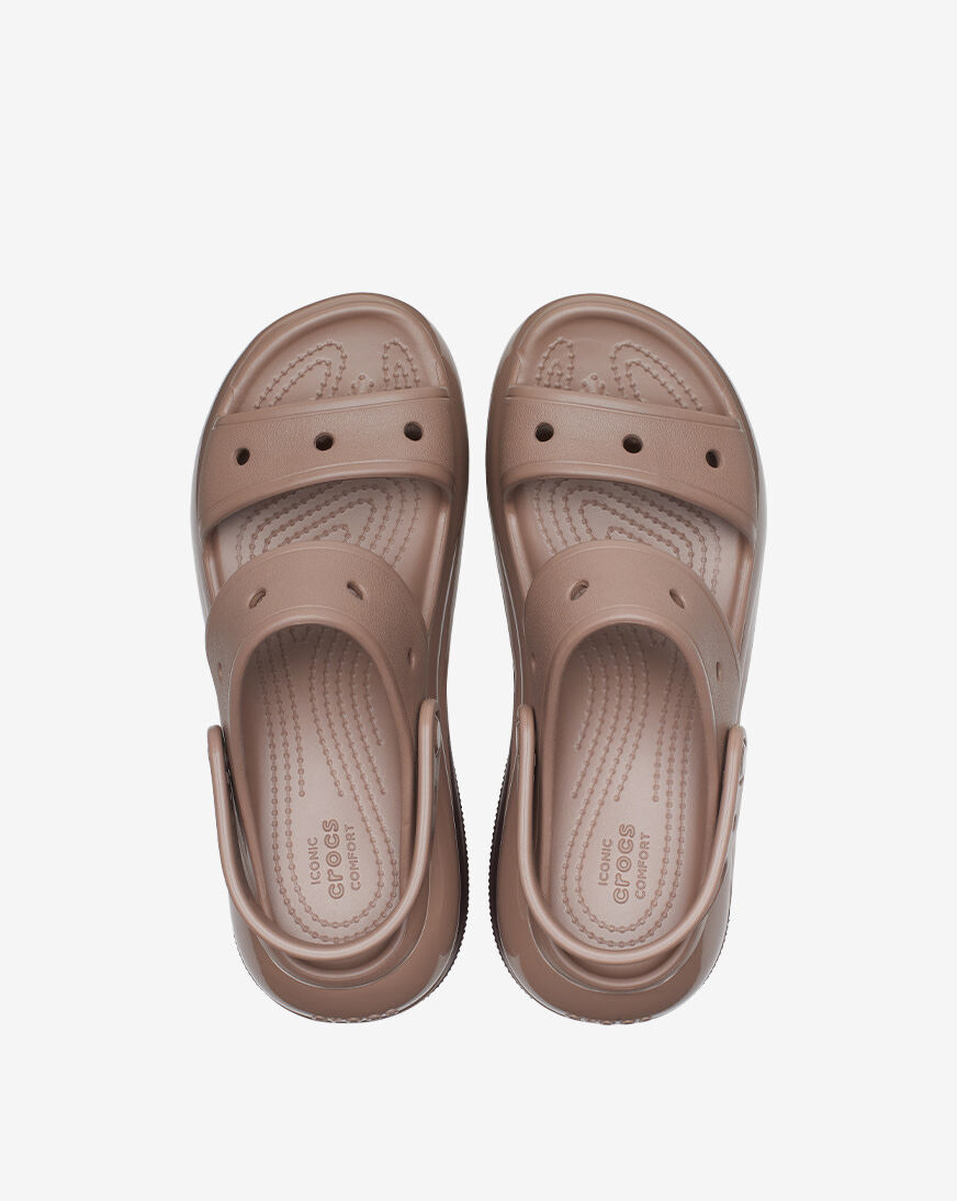 ●THE TERRORISTS Shop Crocs Classic Mega Crush Sandals 207989-2Q9 brown