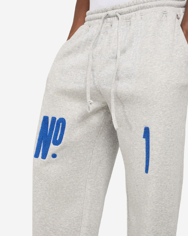 True Religion No. 1 Logo Big T Sweatpant 110787-GRY Grey 3