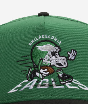 9Fifty Philadelphia Eagles Helmet A-Frame Snapback Hat