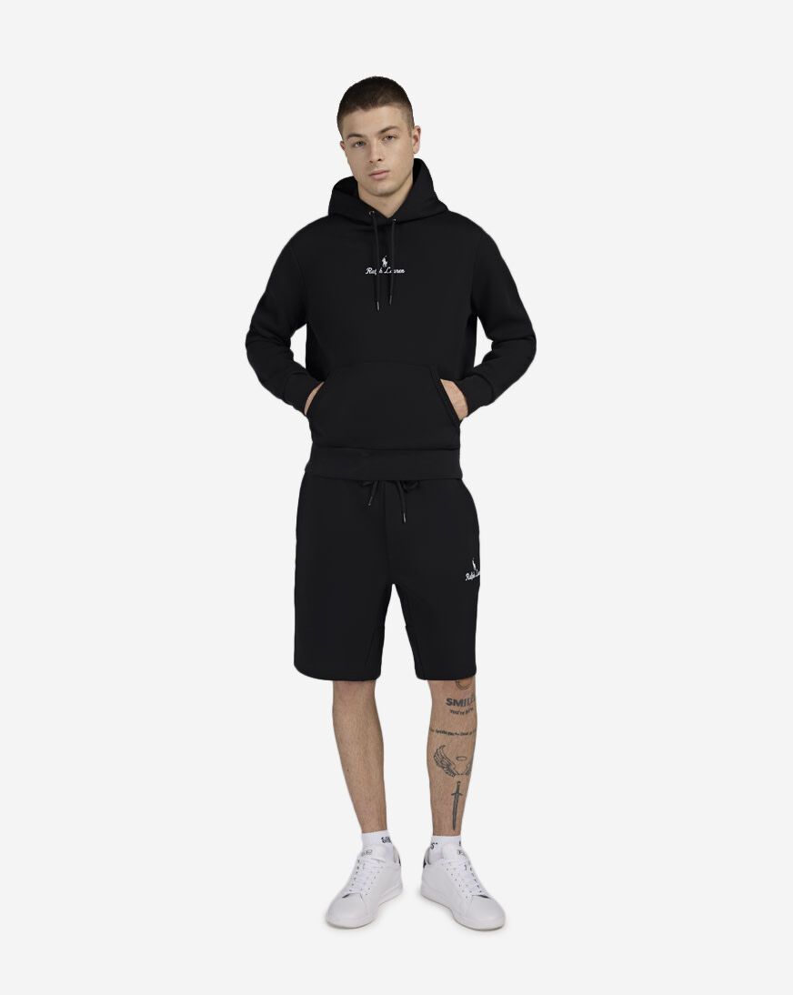Shop Polo Ralph Lauren Tech Graphic Embroidery Script Hoodie