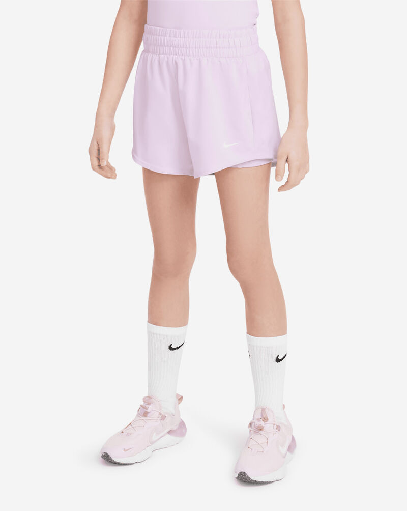 Nike Girls' One Dri-FIT 3" 2-in-1 Shorts HF8237-537 Purple 1