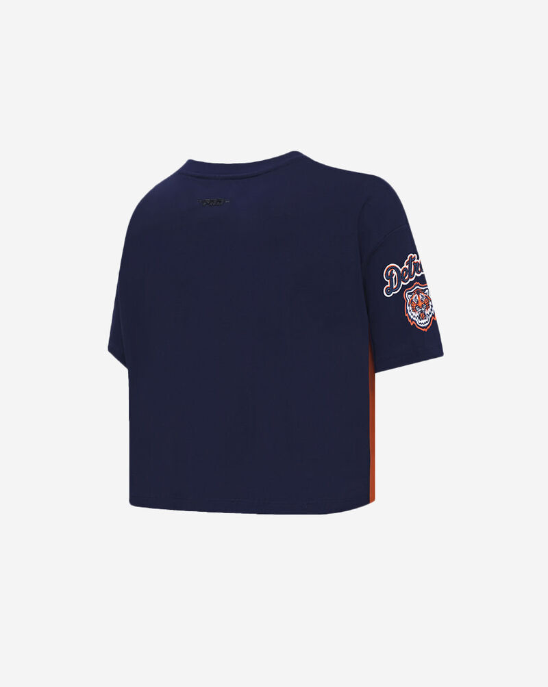 PRO STANDARD Detroit Tigers Mash Up Boxy Tee LDTA34502-MDN Blue 3