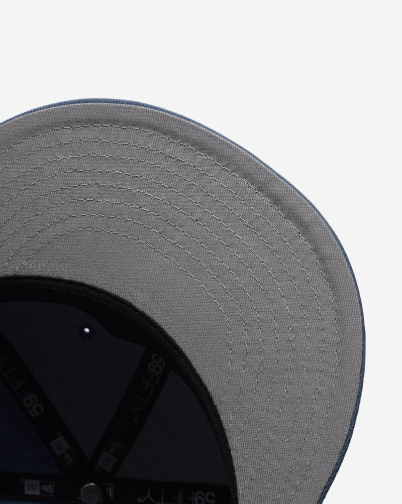 New Era 59Fifty New York Yankees Metallic Fitted Hat 70931920 Blue 4