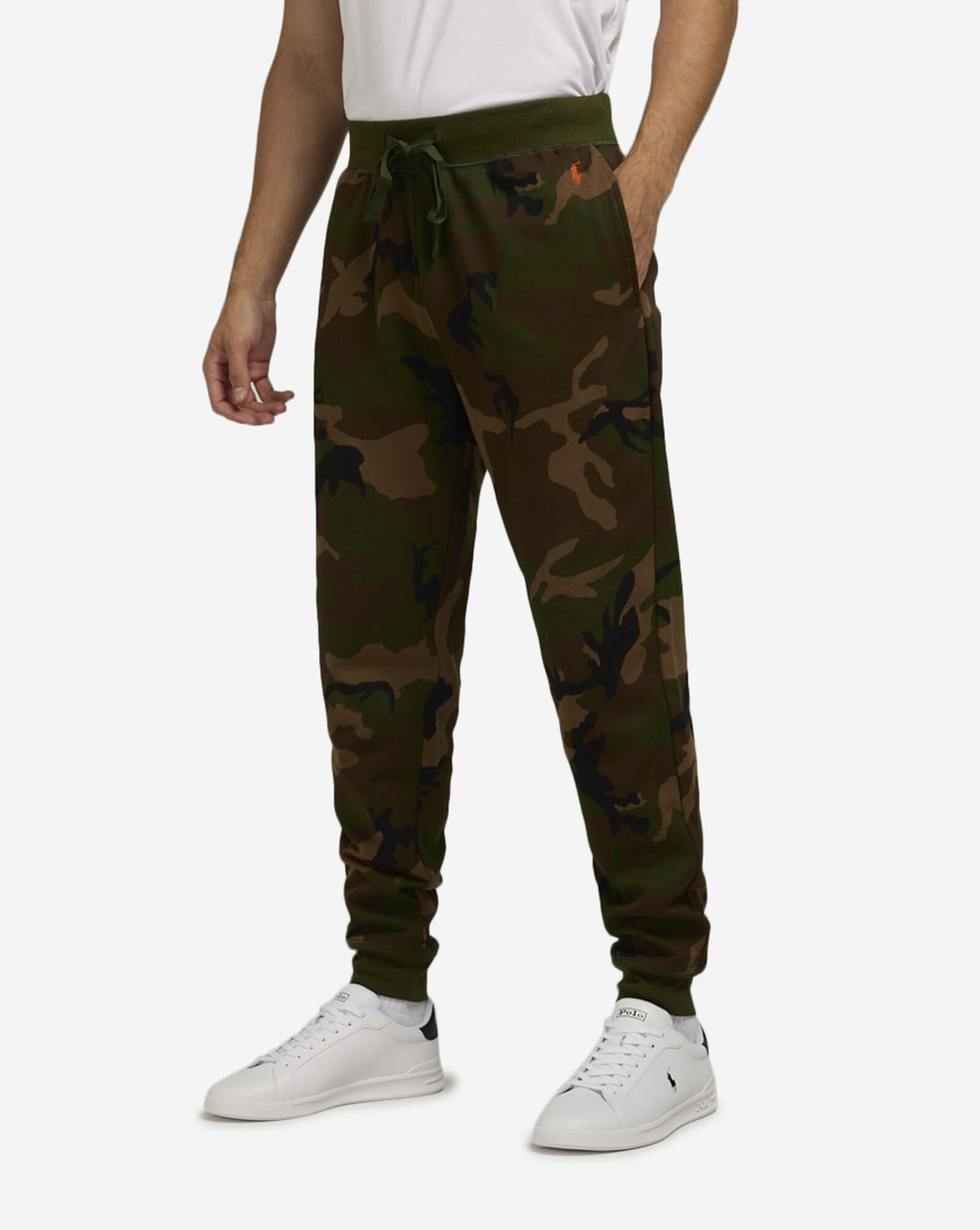 Shop Polo Ralph Lauren Brushed Fleece Jogger Pants PK66HFRZE camo