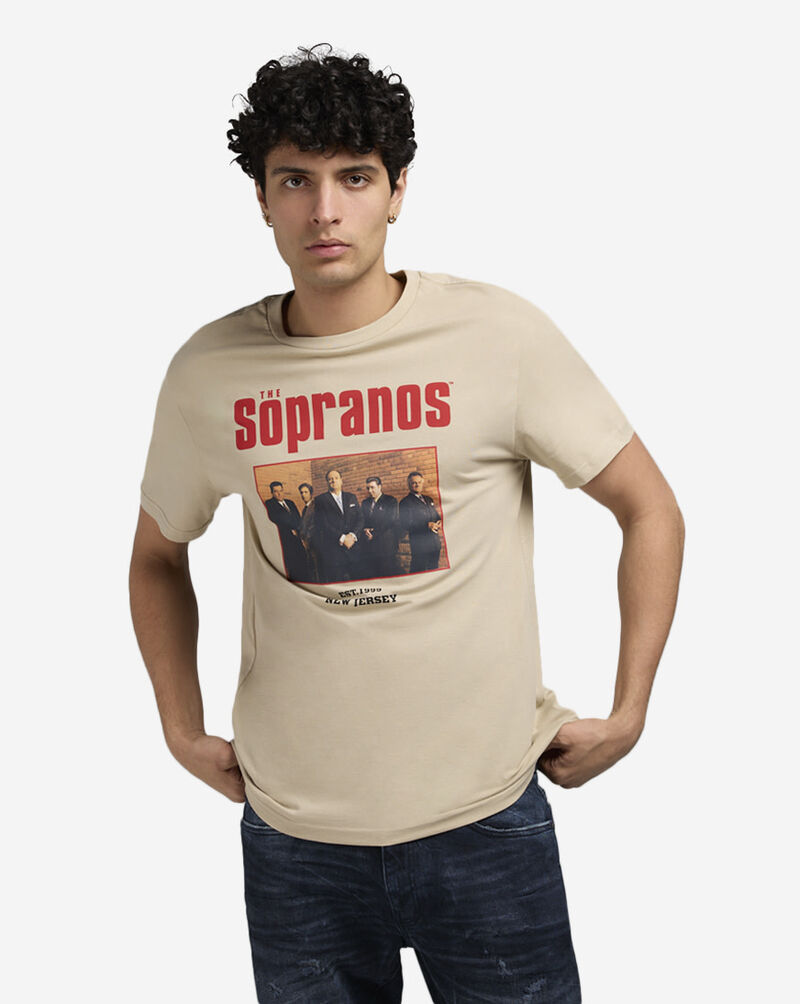 Graphic Tees Sopranos 1999 Tee MCUS026-US-03872 Beige 1