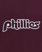 Philadelphia Phillies Retro Mash Up Rib Fleece Cropped Pull Over Hoodie
