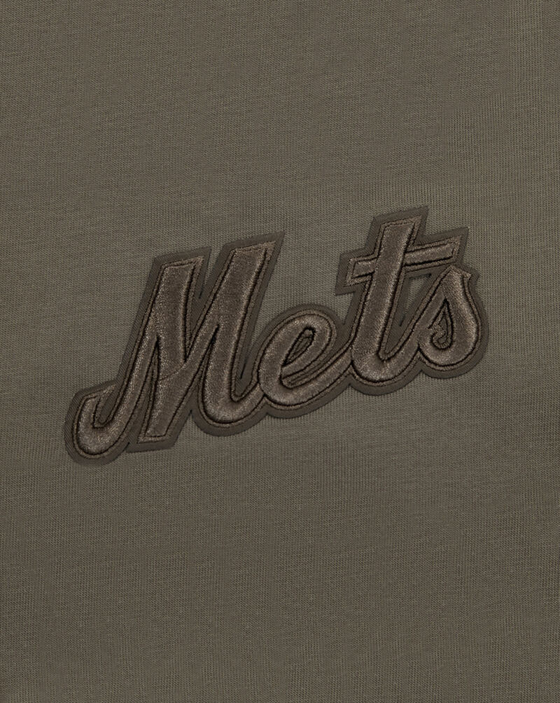 PRO STANDARD New York Mets Neutral Drop Shoulder Tee LNM1311662-DKT Brown 2