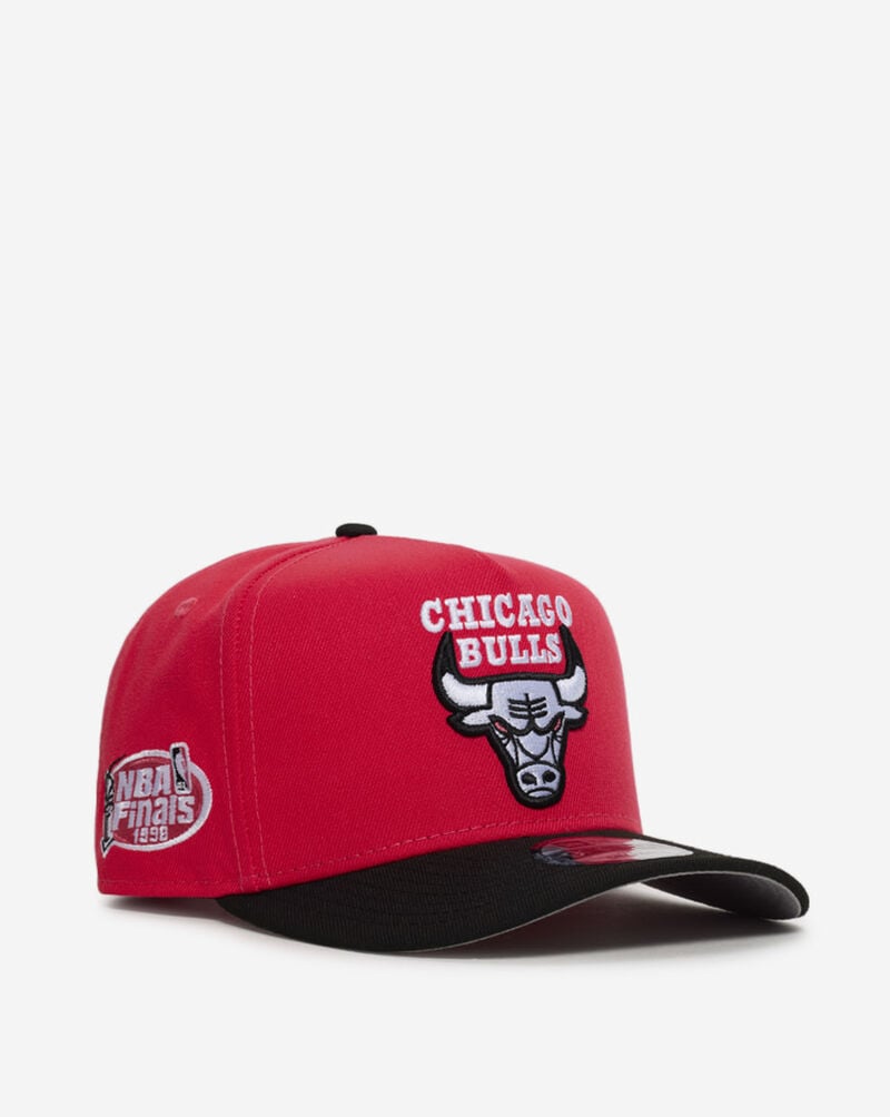 New Era 9Fifty Chicago Bulls A-Frame Snapback Hat 71012246 Red 1