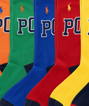 6Pk Varsity Crew Socks (L)