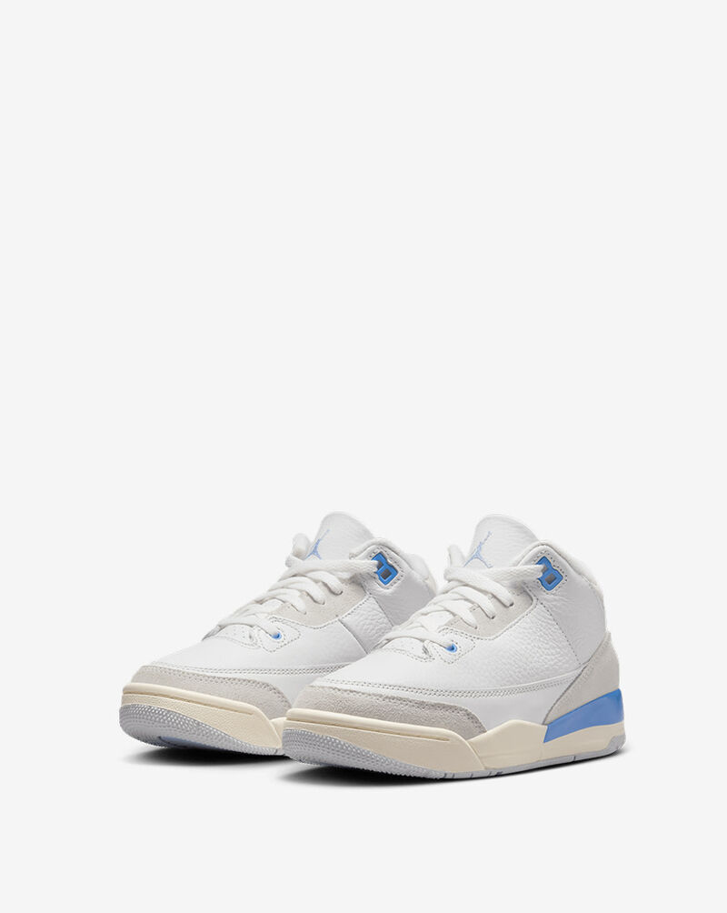 Jordan Little Kids' Air Jordan 3 Retro DM0966-101 White 2